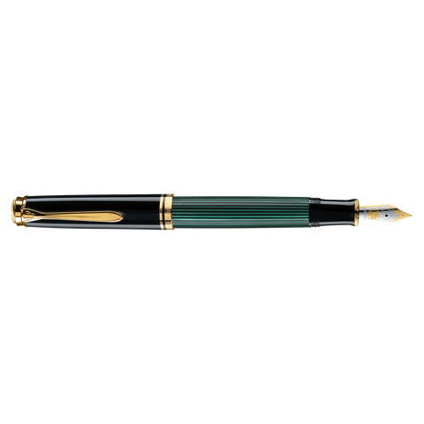 SOUVERÄN M800 BLACK/GREEN FOUNTAIN PEN B