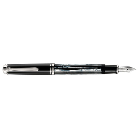 SE SOUVERÄN M605 TORTOISESHELL-BLACK FOUNTAIN PEN M