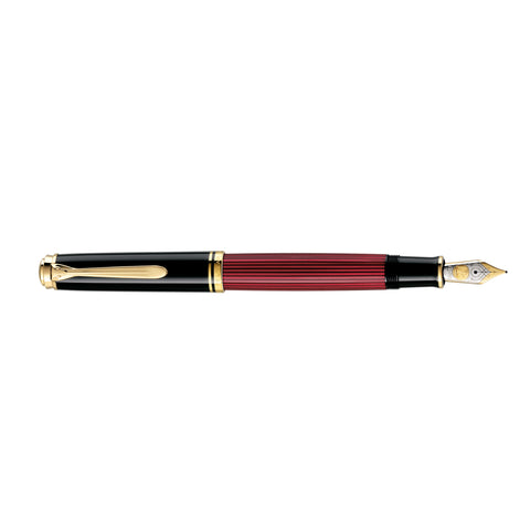 SOUVERÄN M800 BLACK-RED FOUNTAIN PEN B