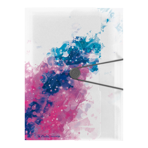 WALLET FOLDER A4 PP SPLASH PINK