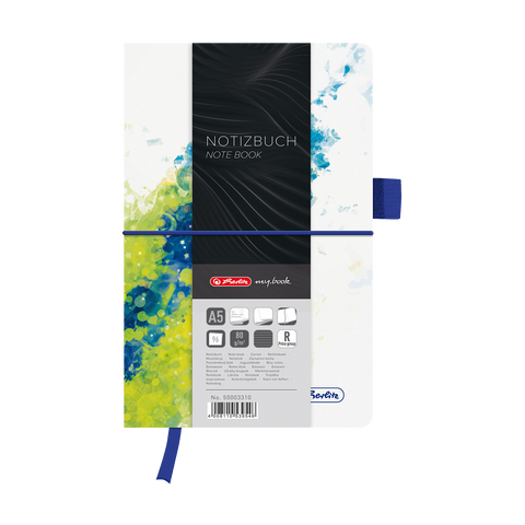 NOTEBOOK FASHION A5/96 RULED SPLASH LEMON MY.BOOK