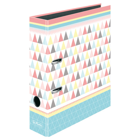 LEVER ARCH FILE A4 8CM GRAPHIC PASTELS MIX MAX.FILE