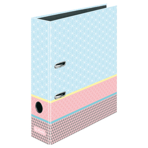 LEVER ARCH FILE A4 8CM GRAPHIC PASTELS BLUE MAX.FILE