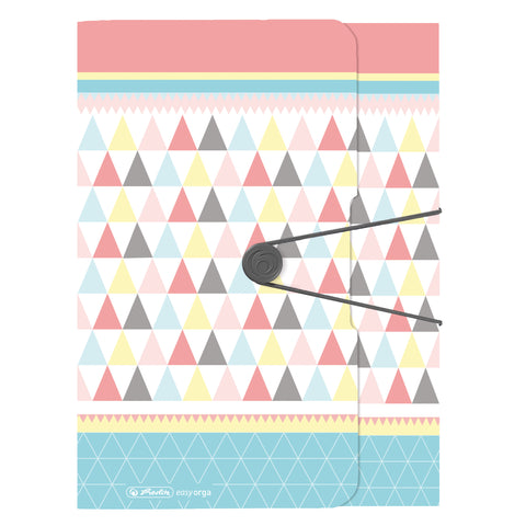 WALLET FOLDER A4 PP GRAPHIC PASTELS MIX