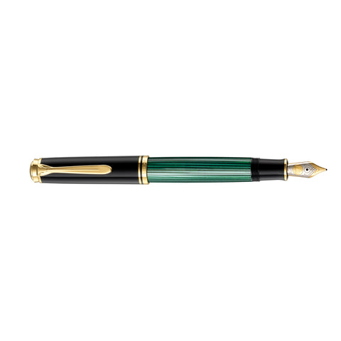 SOUVERÄN M800 BLACK-GREEN FOUNTAIN PEN EF