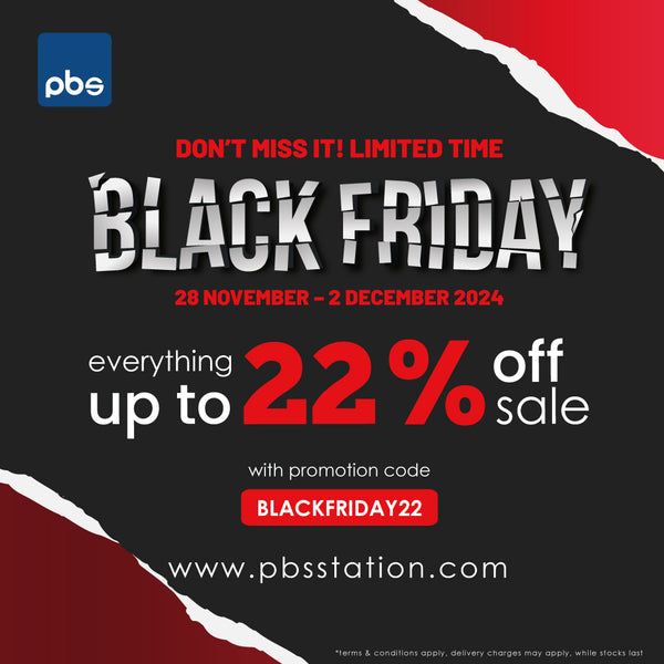 BLACK FRIDAY/ CYBER MONDAY 28 NOVEMBER TO 2 DECEMBER 2024