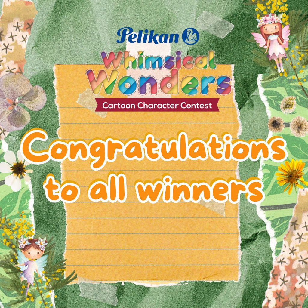 WINNERS OF THE PELIKAN WHIMSICAL WONDERS CARTOON CHARACTER CONTEST 2024