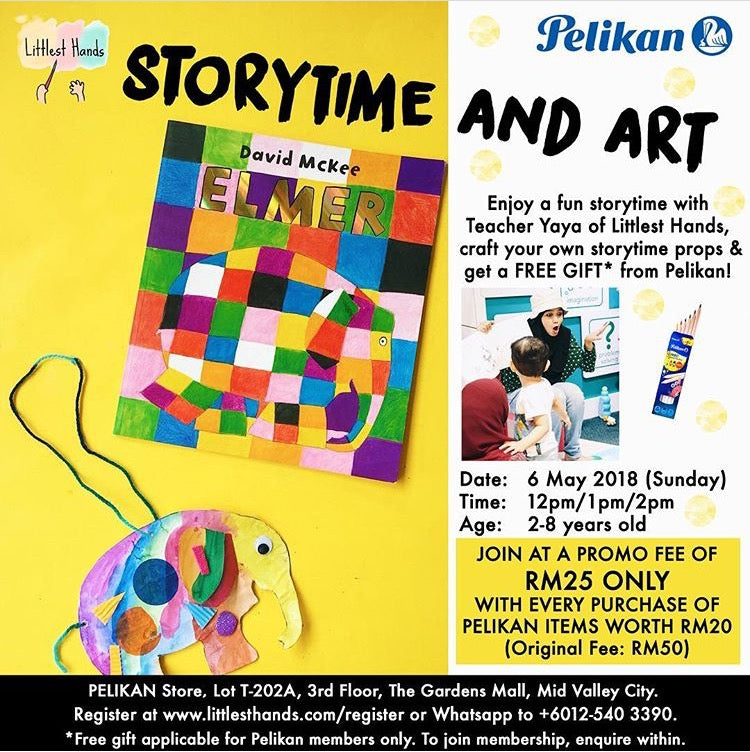 STORYTIME AND ART ON SUNDAY 6 MAY 2018