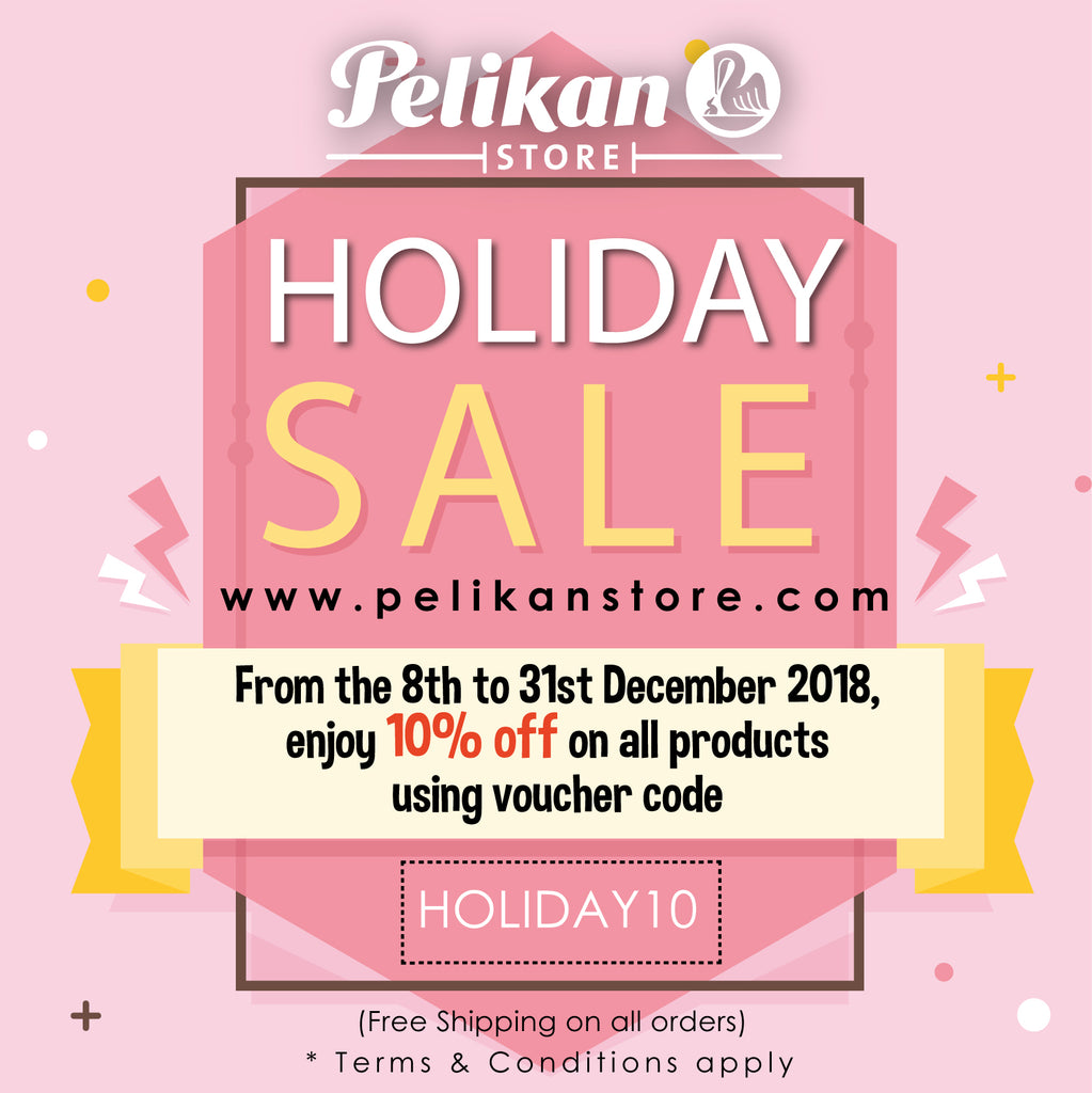 HOLIDAY SALE AT PELIKAN STORE ONLINE