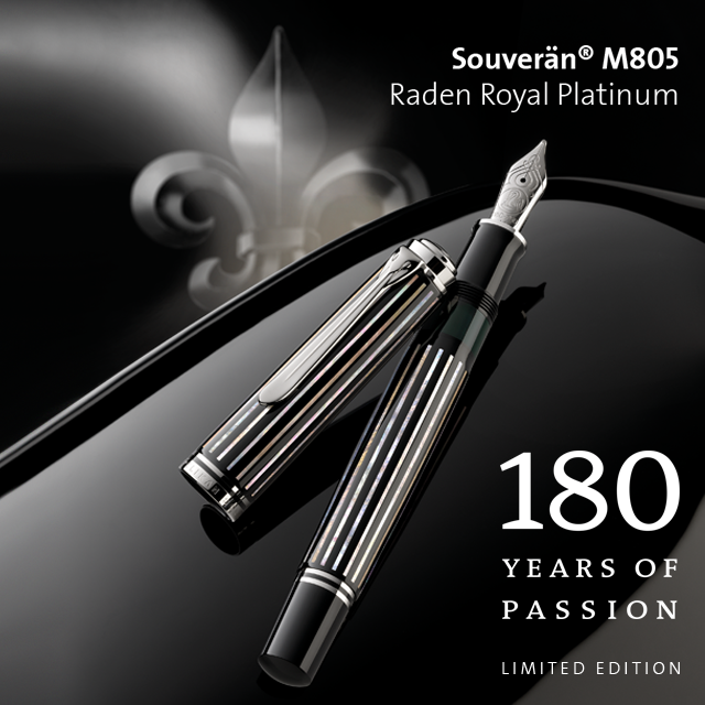 LIMITED EDITION SOUVERÄN® M805 RADEN ROYAL PLATINUM