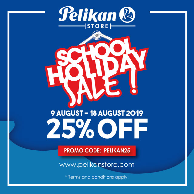 SCHOOL HOLIDAY SALE 9 - 18 AUGUST 2019!