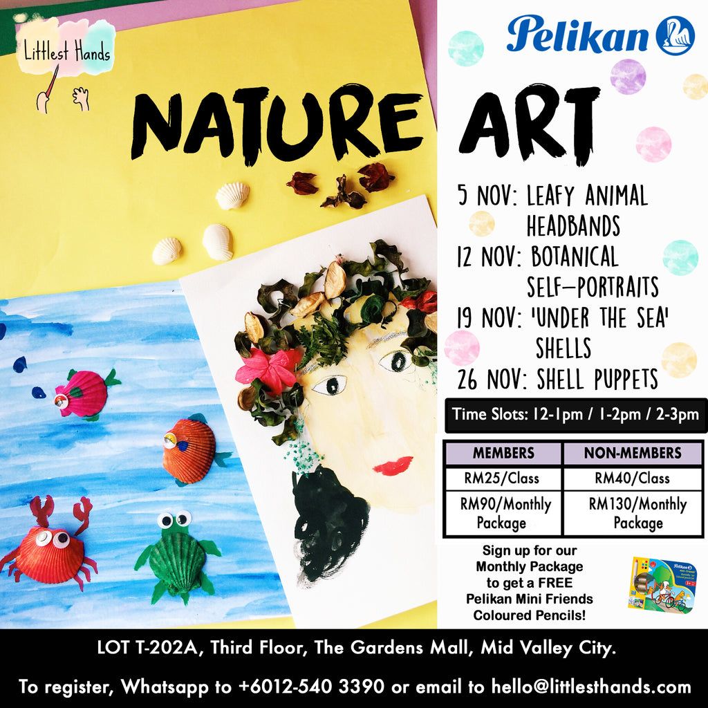 NATURE ART CLASSES FOR NOVEMBER