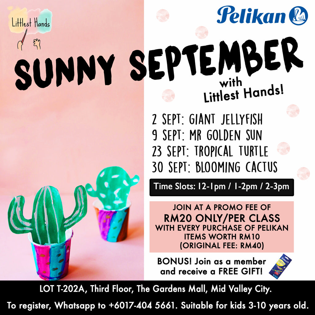 SUNNY SEPTEMBER ART CLASSES