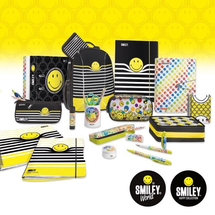 SMILEY® BLACK & YELLOW STRIPES