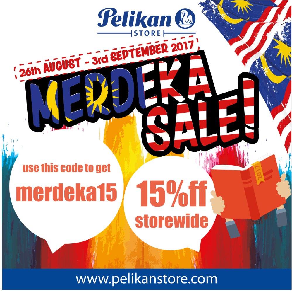 HAPPY MERDEKA SALE 26 AUGUST TO 3 SEPTEMBER 2017