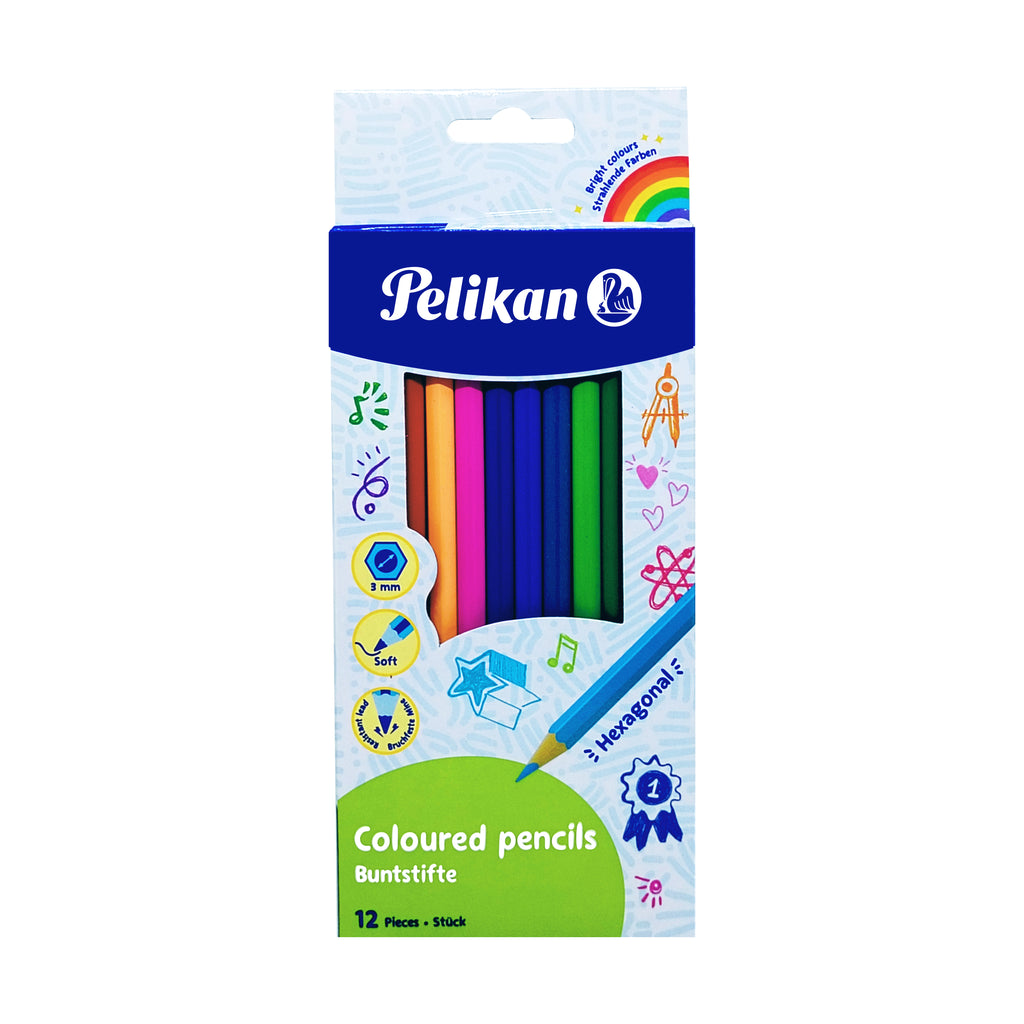 COLOURED PENCILS 12 COLOURS