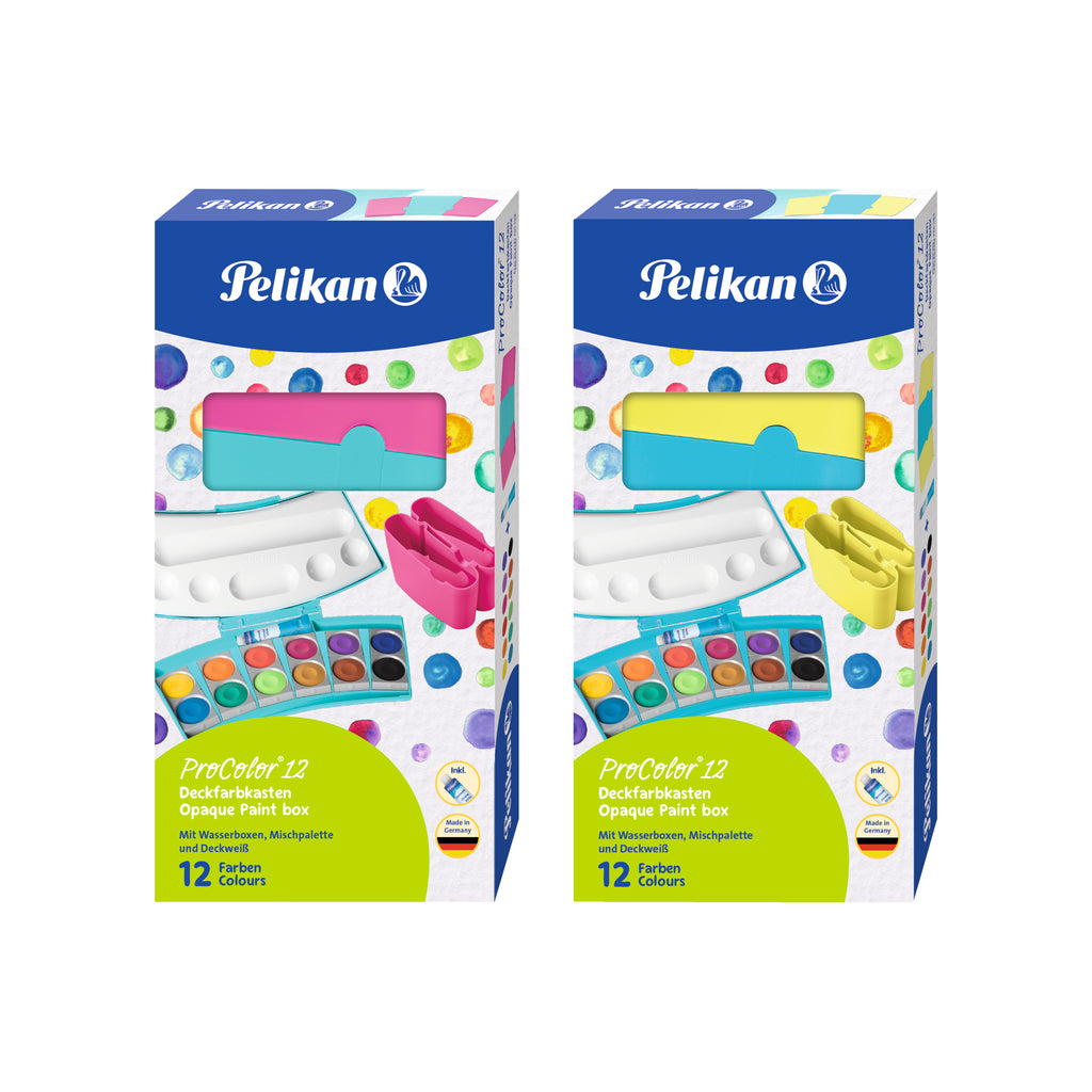 PAINTBOX PROCOLOR TURQUOISE NEON 12 COLOURS