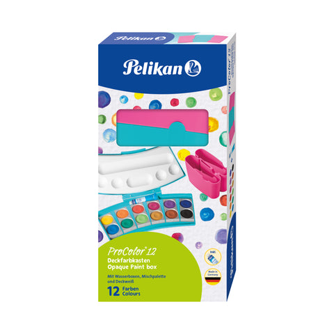 PAINTBOX PROCOLOR TURQUOISE PINK 12 COLOURS