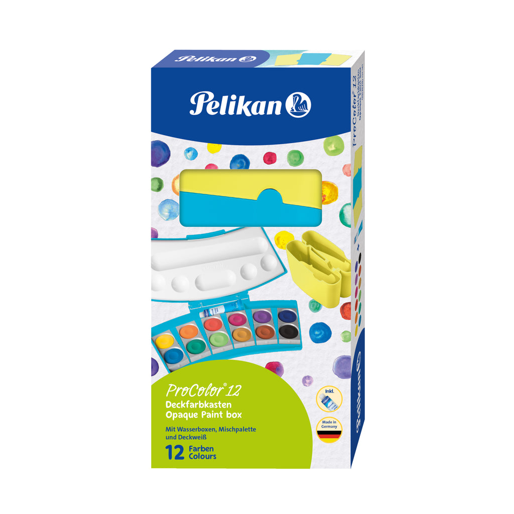 PAINTBOX PROCOLOR TURQUOISE NEON 12 COLOURS