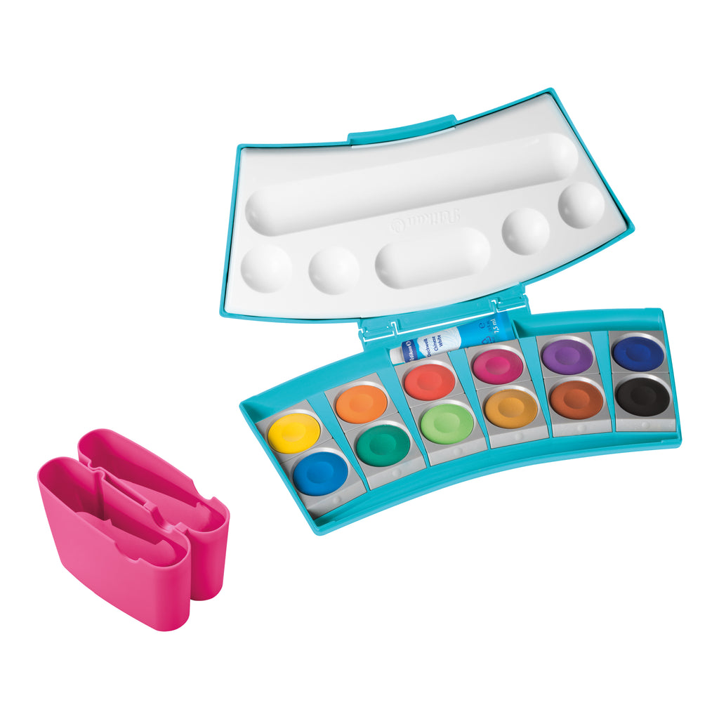 PAINTBOX PROCOLOR TURQUOISE PINK 12 COLOURS