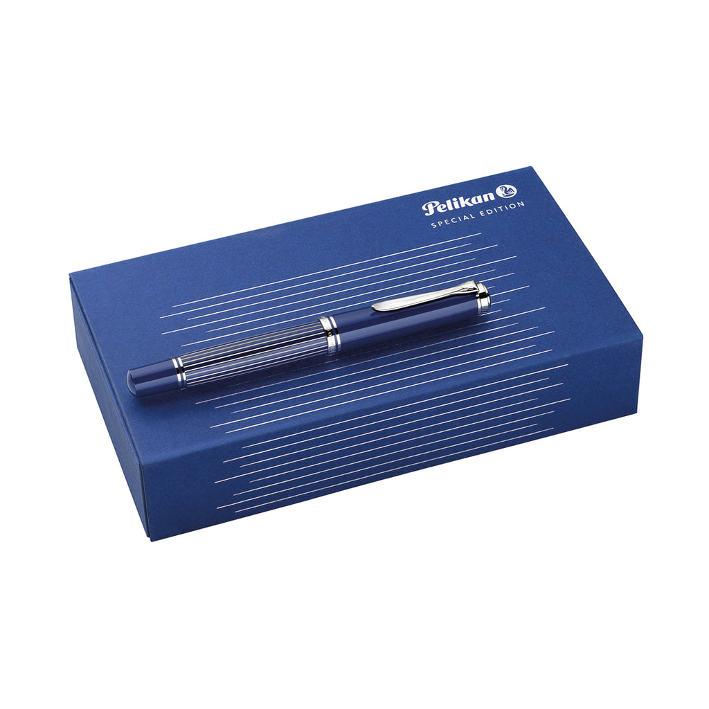 SE SOUVERÄN M815 METAL STRIPED BLUE FP M IN GIFT BOX