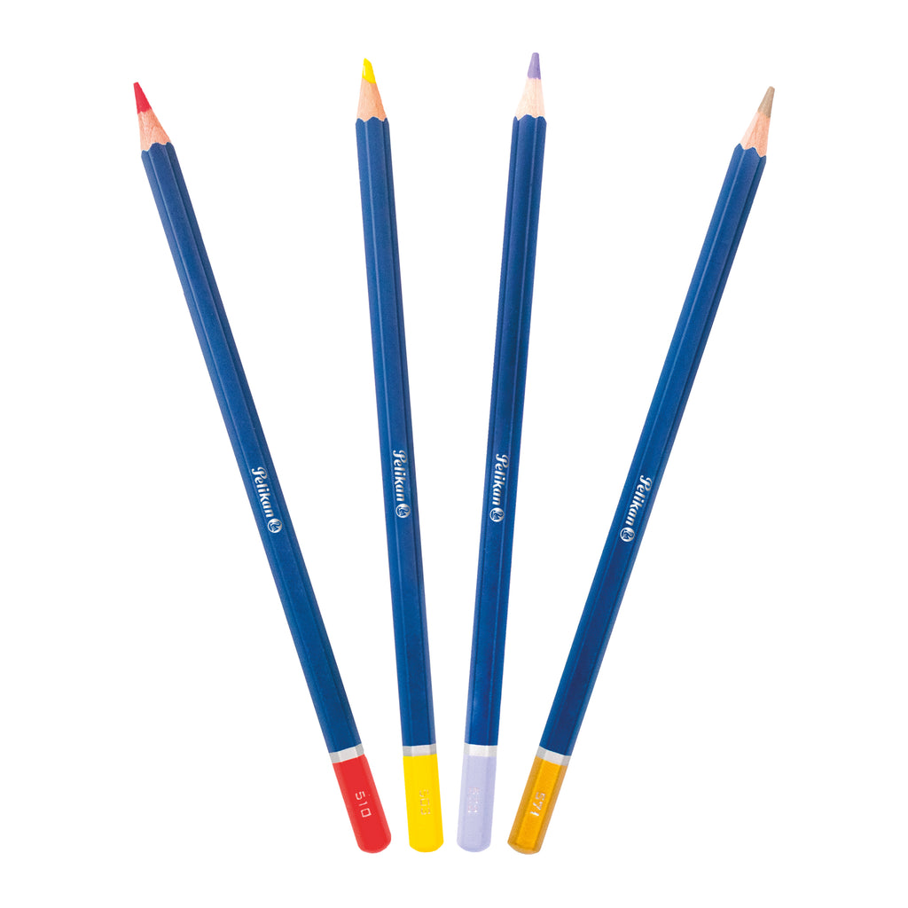 PREMIUM COLOURED PENCILS 24 COLOURS IN TIN CASE