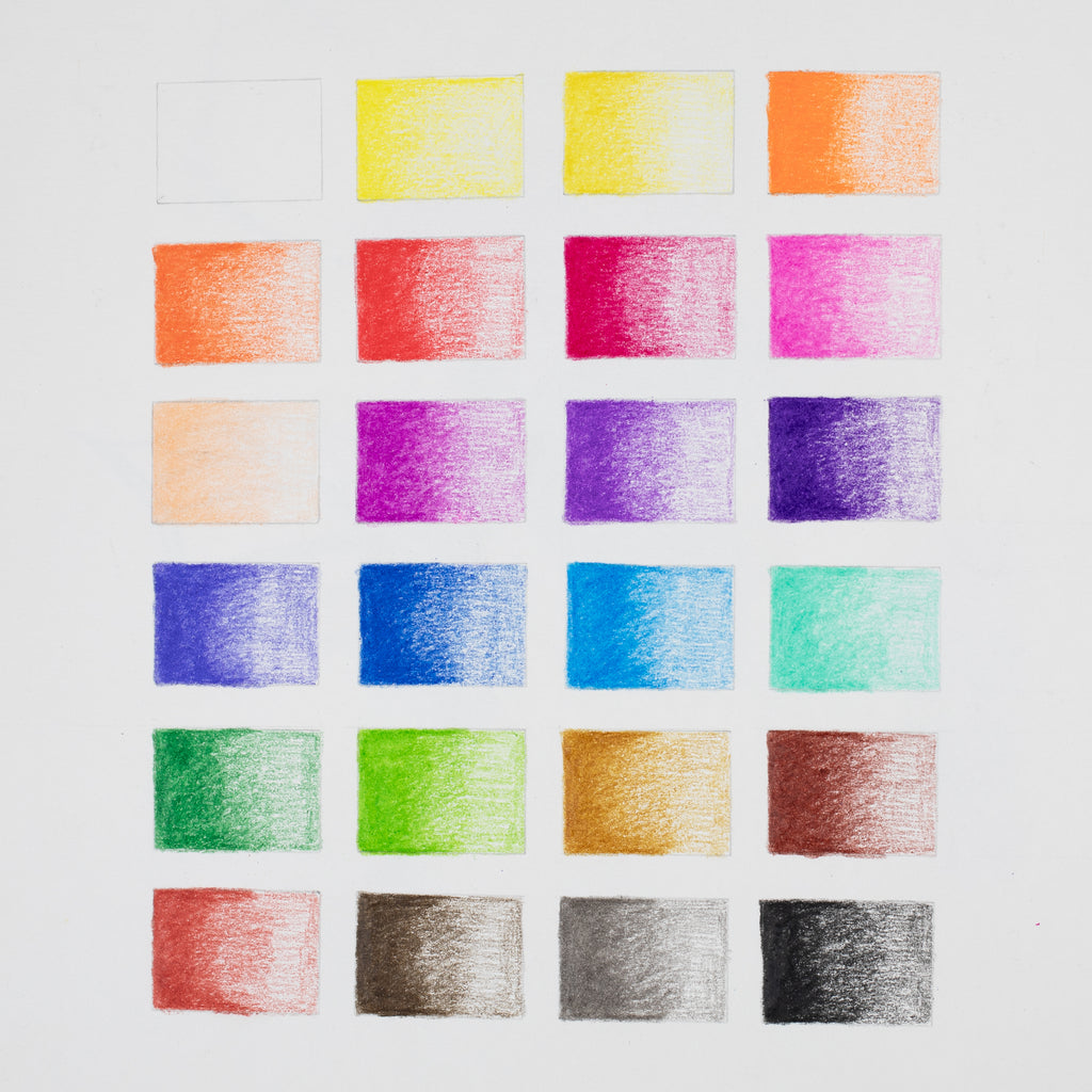 PREMIUM COLOURED PENCILS 24 COLOURS IN TIN CASE