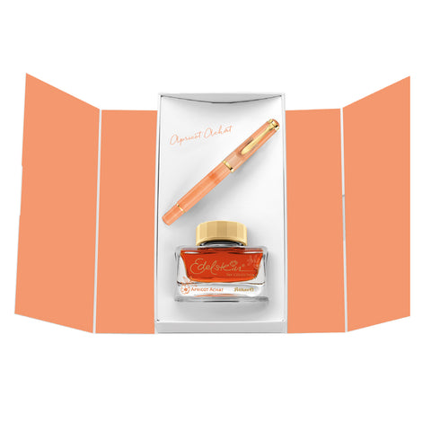 SE CLASSIC SET M200 APRICOT ACHAT FP F + EDEL.INK IN GIFT BOX