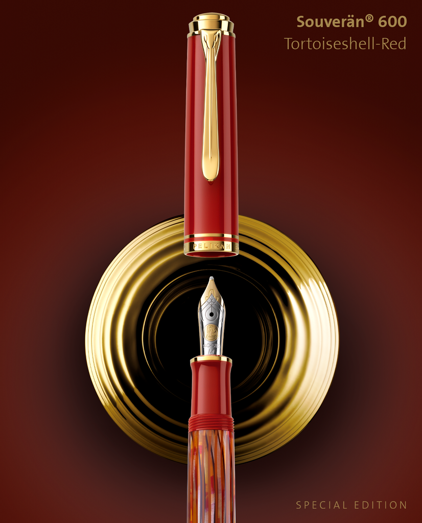 SE SOUVERÄN K600 TORTOISESHELL-RED BALL PEN