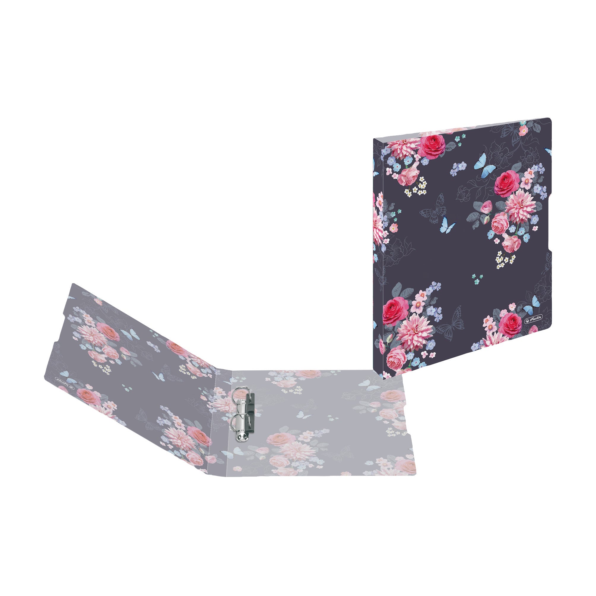 Herlitz Max.file Protect A4 4 Ring Binder - Black (4 Pieces