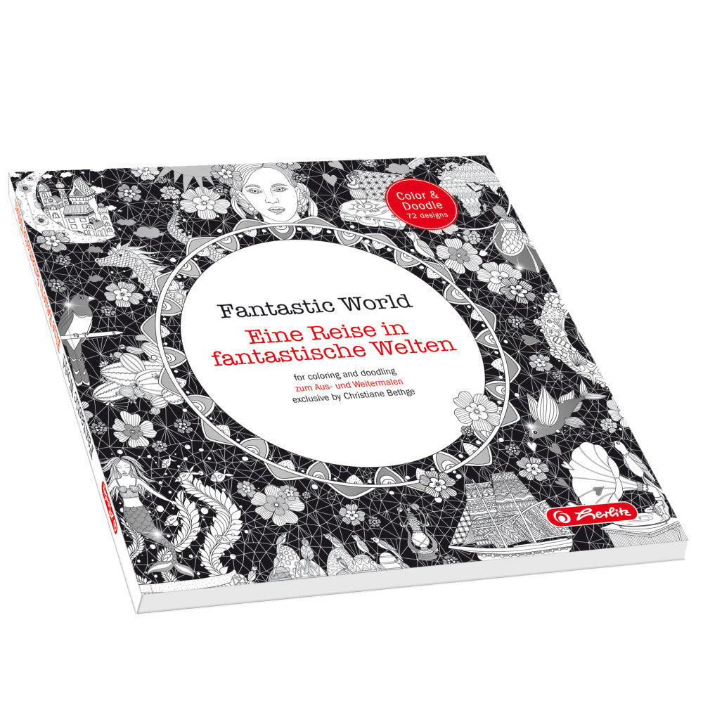 COLOURING BOOK FANTASTIC WORLD