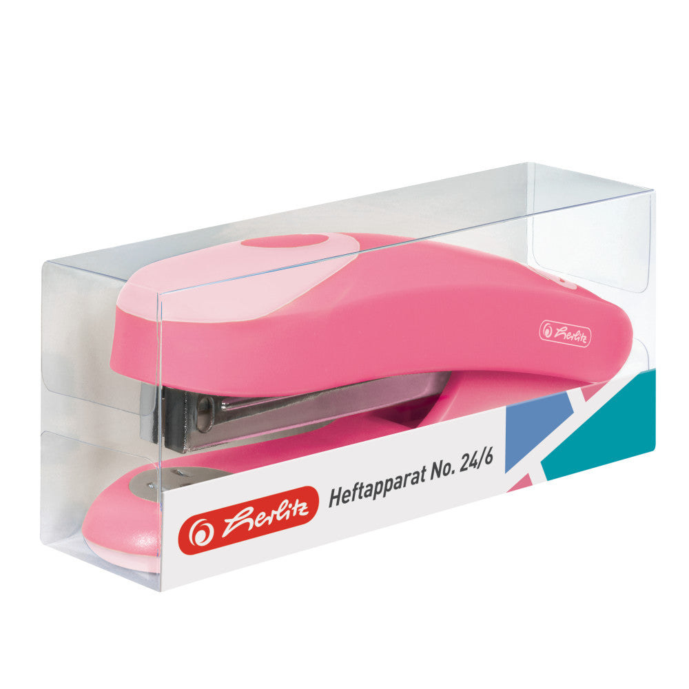 STAPLER NO.24/6 ERGONOMIC SMALL INDONESIA PINK