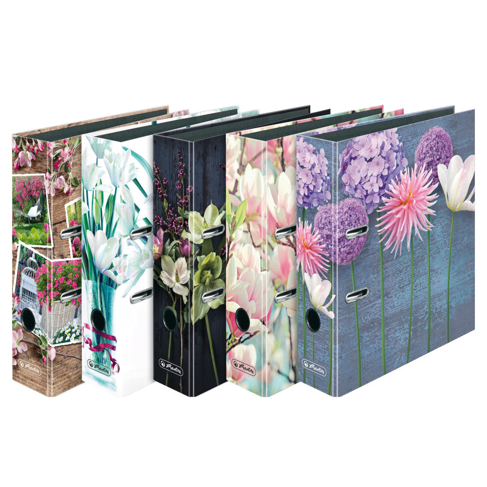 LEVER ARCH FILE A4 8CM FLOWER MIX MAX.FILE