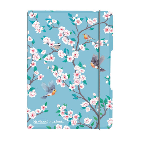 NOTEBOOK FLEX A6/40 SQU. LADYLIKE BIRDS