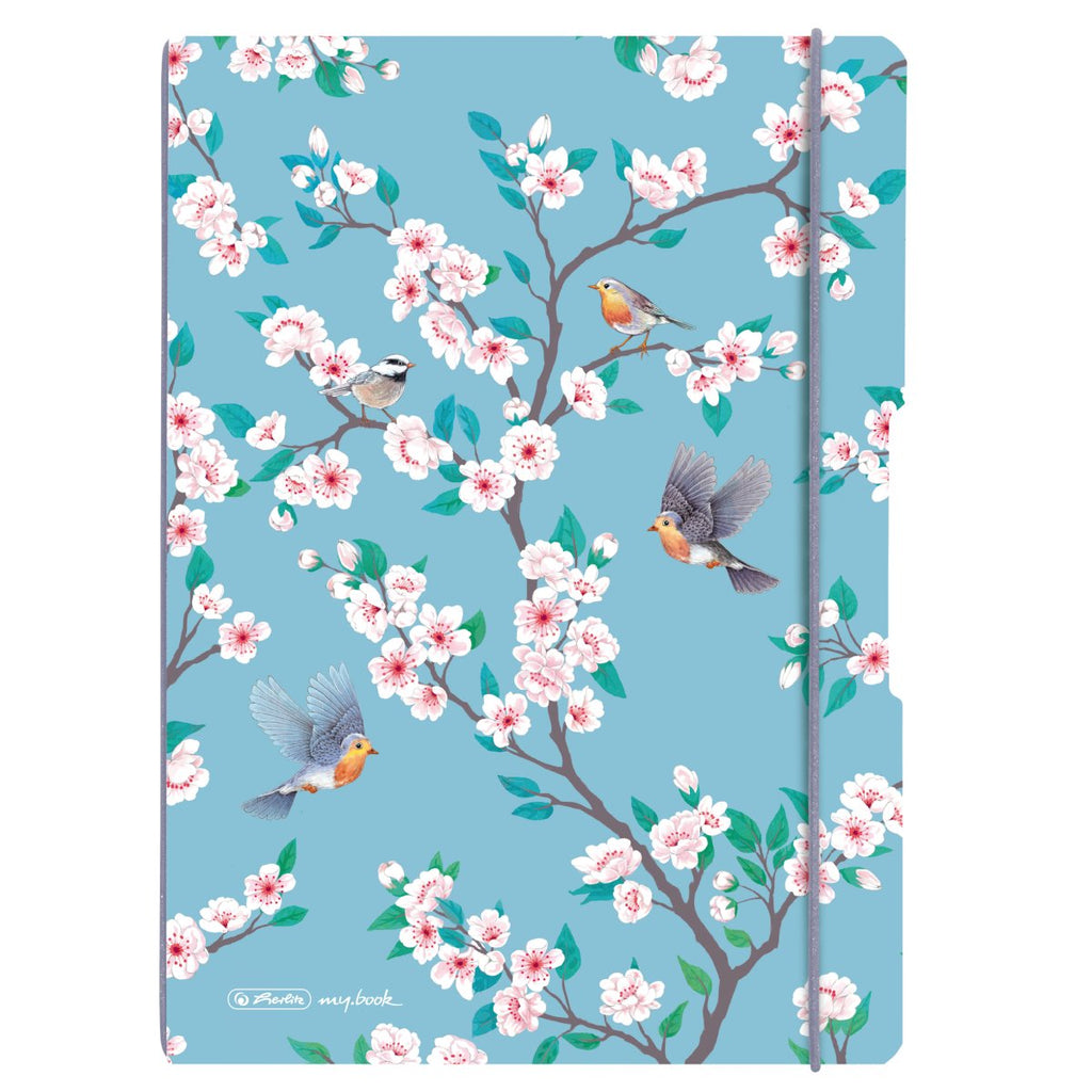 NOTEBOOK FLEX A4 2X40RUL + SQUARE LADYLIKE BIRDS