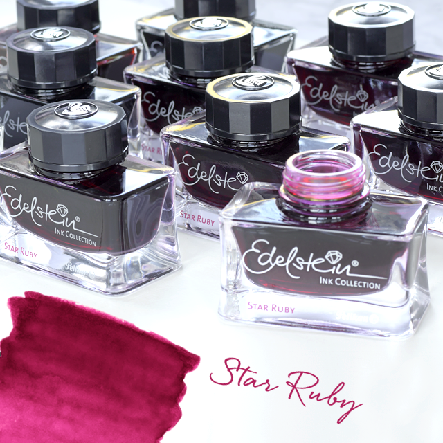 EDELSTEIN® INK BOTTLE 50ML - STAR RUBY