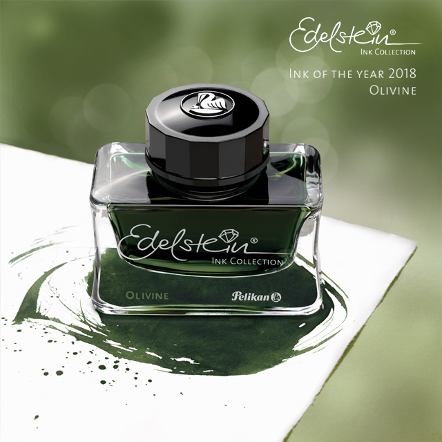 EDELSTEIN® INK BOTTLE 50ML - OLIVINE