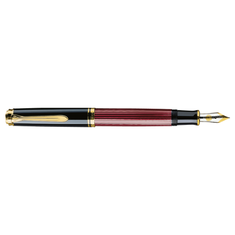 SOUVERÄN M400 BLACK/RED FOUNTAIN PEN M