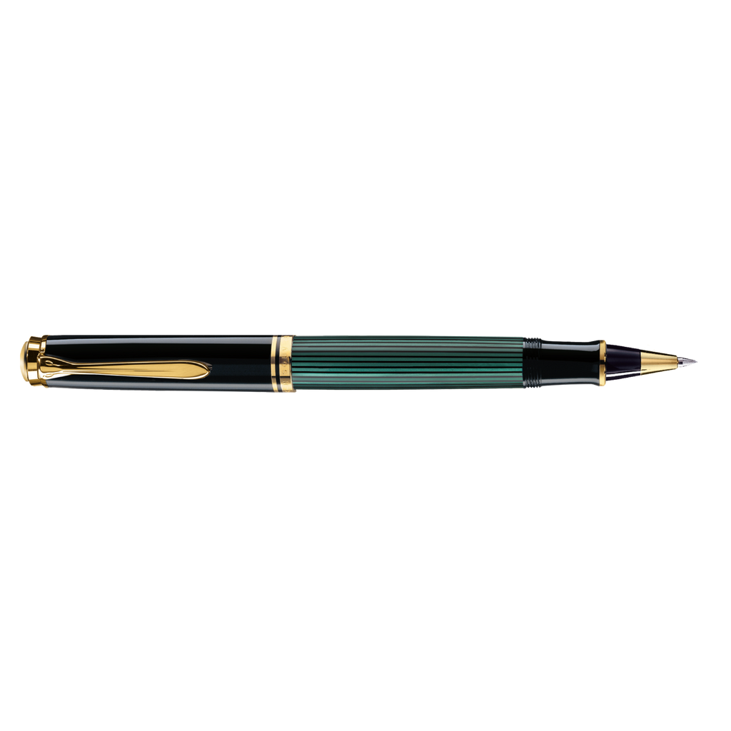 SOUVERÄN R600 BLACK/GREEN ROLLERBALL PEN