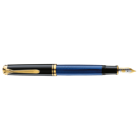 SOUVERÄN M400 BLACK/BLUE FOUNTAIN PEN F