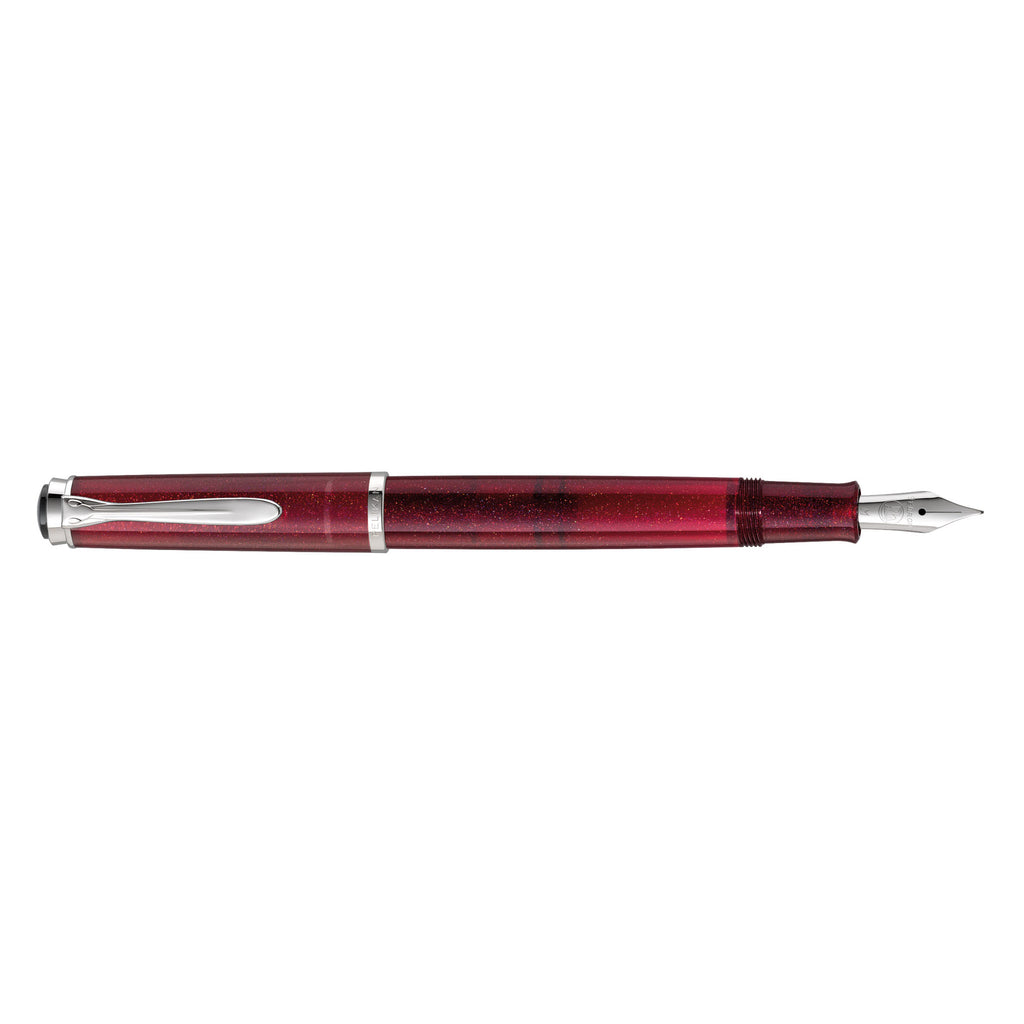 SE CLASSIC SET M205 STAR RUBY FOUNTAIN PEN EF WITH EDELSTEIN® INK IN GIFT BOX