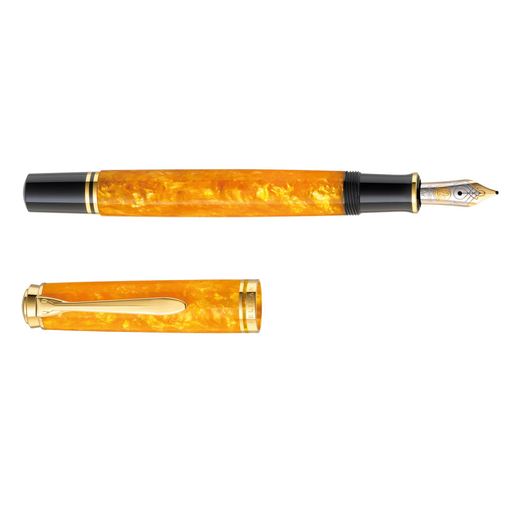 SE SOUVERÄN M600 VIBRANT ORANGE FOUNTAIN PEN B