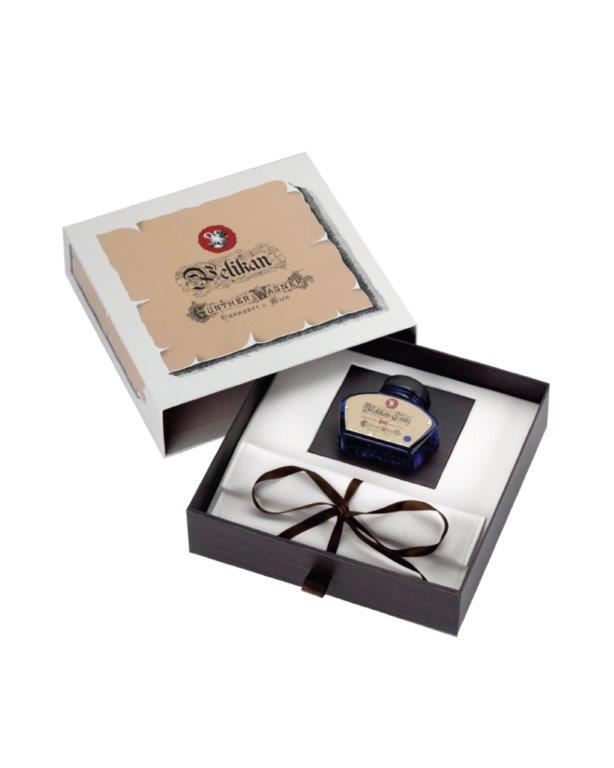 SE M101N GREY-BLUE FOUNTAIN PEN EF + INK IN GIFT BOX