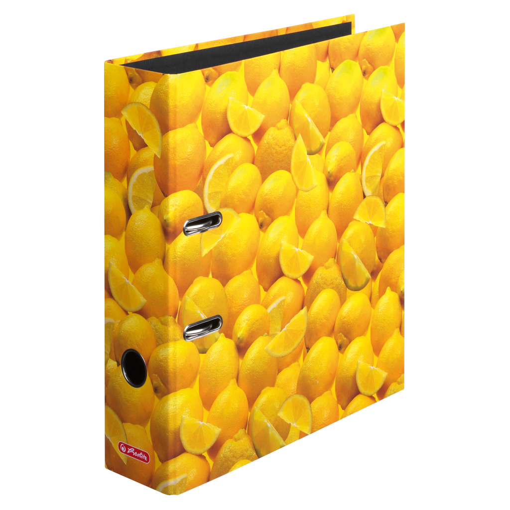 LEVER ARCH FILE A4 8CM LEMON MAX.FILE