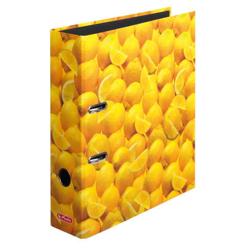 LEVER ARCH FILE A4 8CM LEMON MAX.FILE
