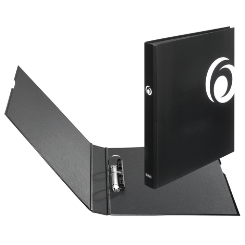 2 RING BINDER FRESH COLOUR A4 BLACK MAX.FILE