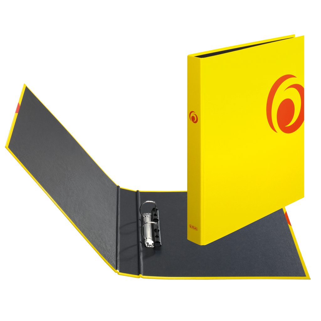 2 RING BINDER FRESH COLOUR A4 YELLOW MAX.FILE