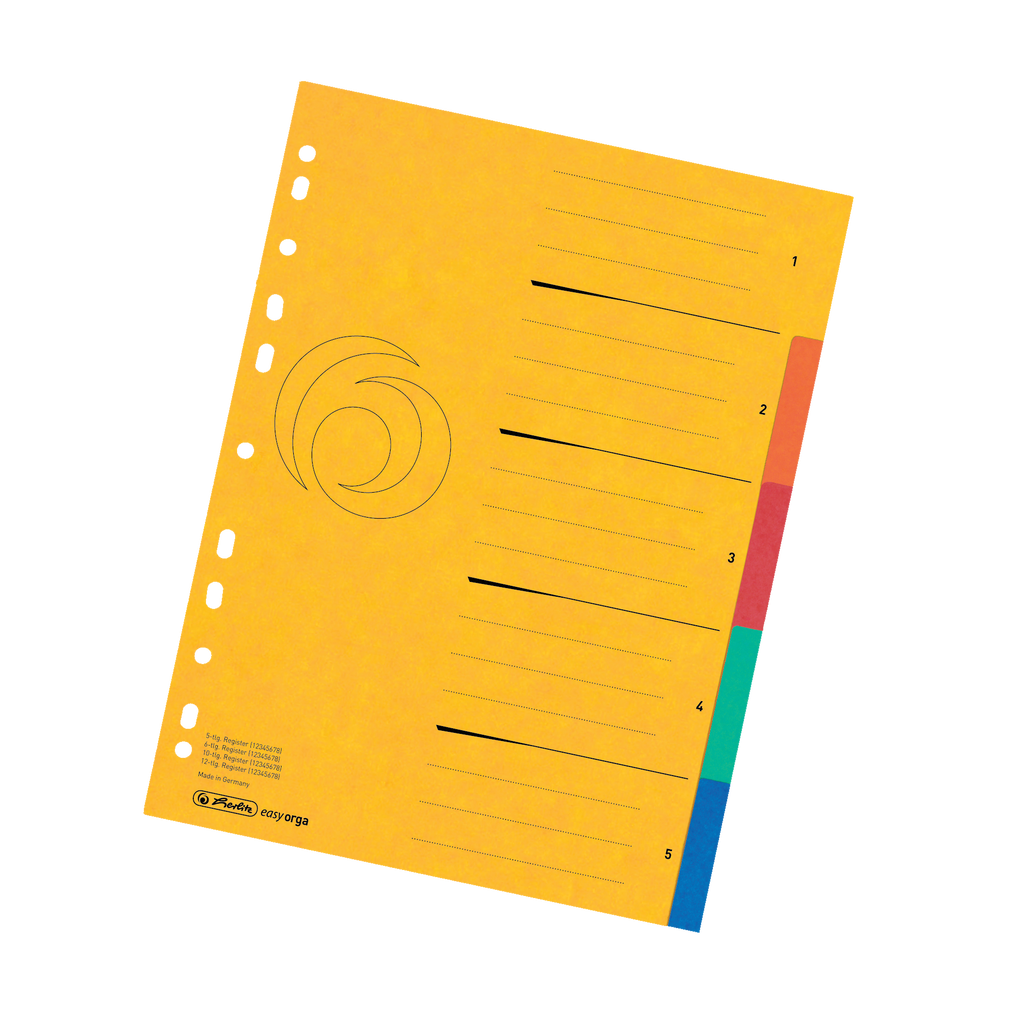 INDEX A4 COLORSPAN XXL 5 PARTS