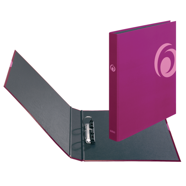 Herlitz A4 Max Lever Arch File - 80mm Back Width, Gloss Lemon Design, FSC Certified - View #4