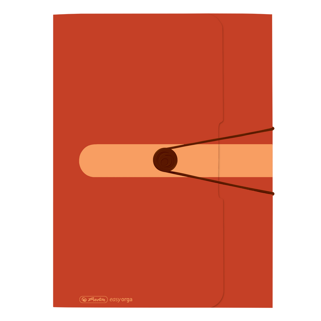 WALLET FOLDER RECYCLING PP A4 ORANGE